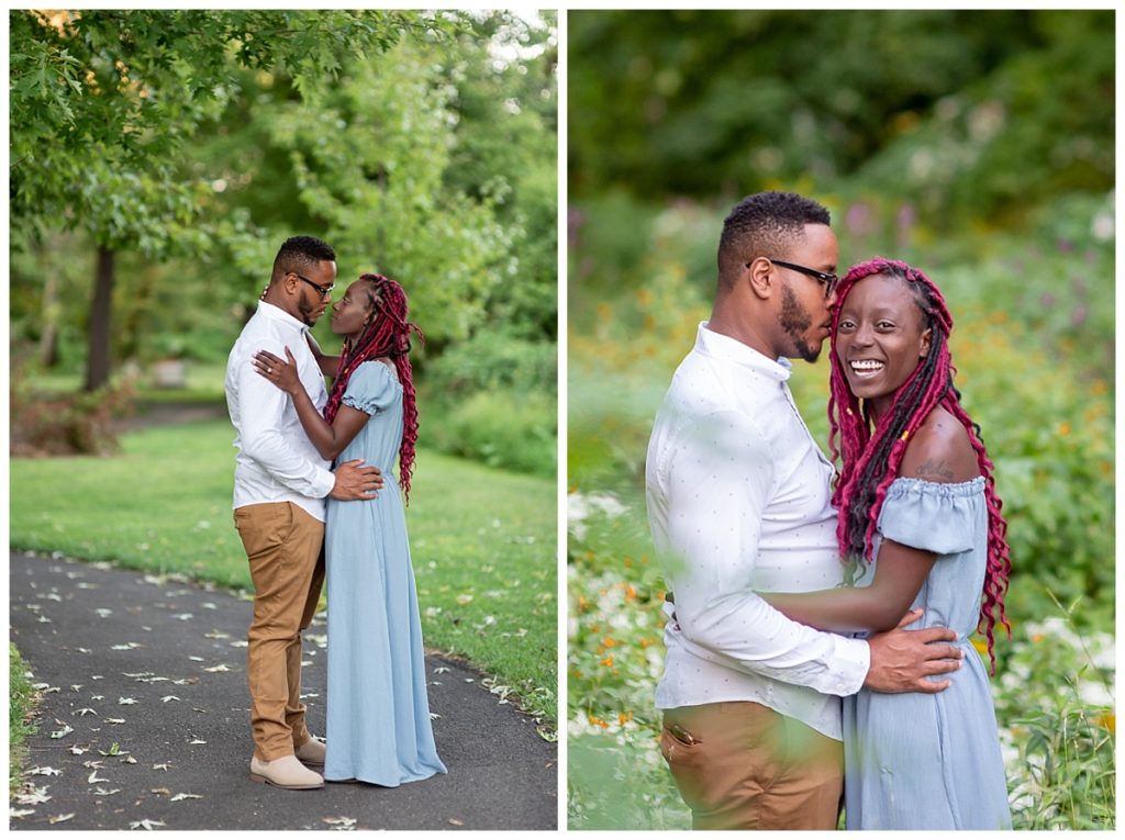 A colorful outdoor engagement session by Kate Martin Photography | KateMartinPhoto.com