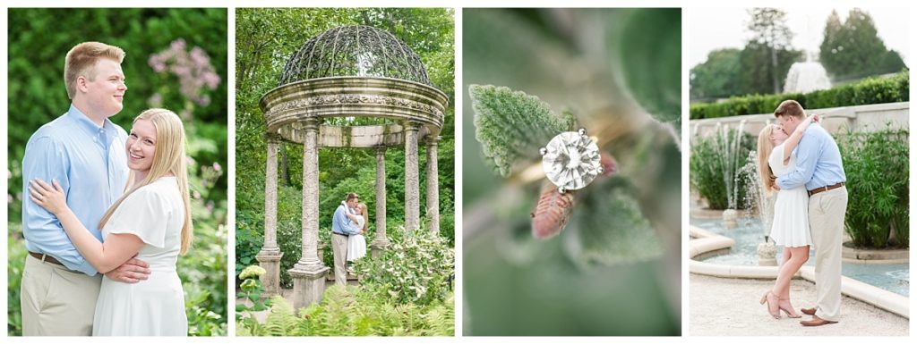 A fairytale garden engagement session by Kate Martin Photography | KateMartinPhoto.com